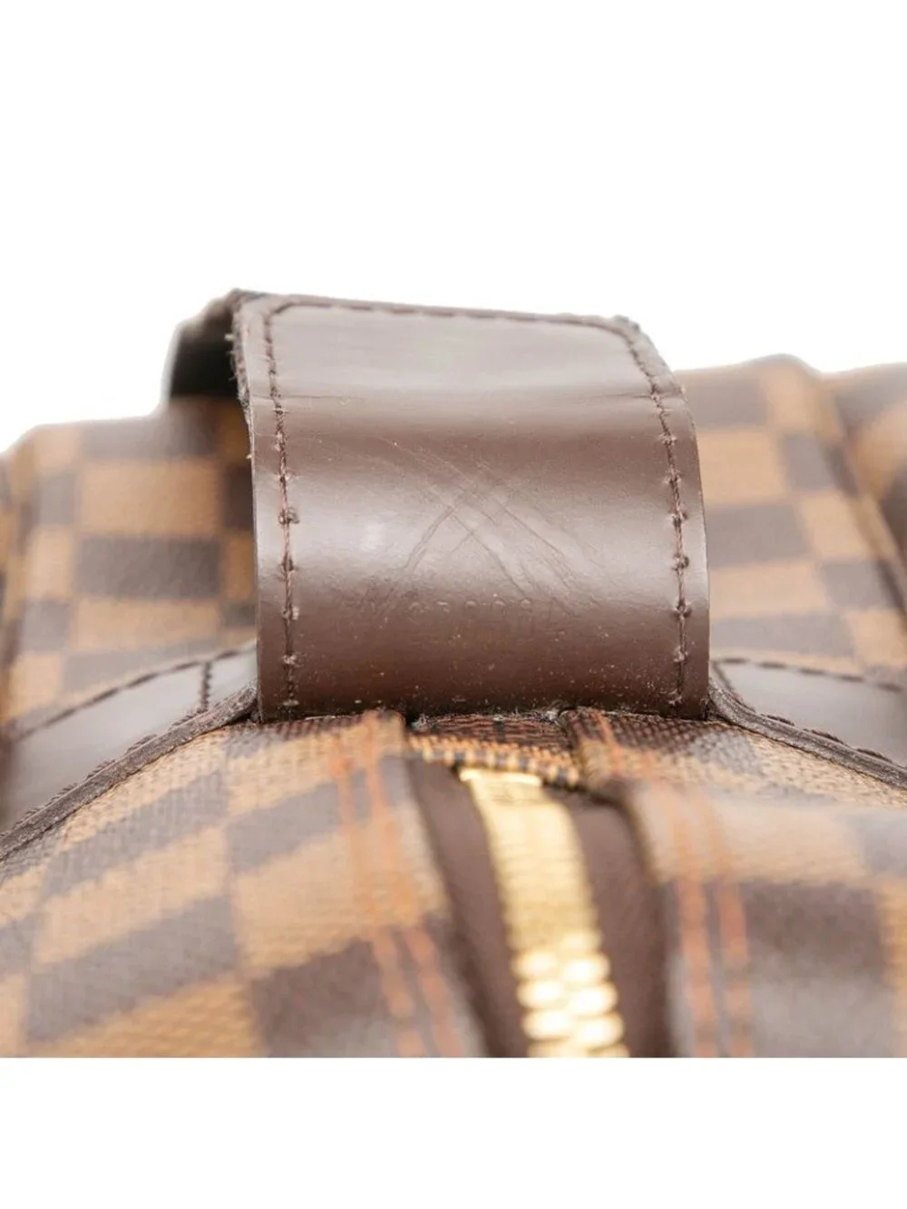Louis Vuitton Damier Naviglio Crossbody Shoulder Bag Brown Leather